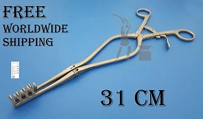Buy Beckman Retractors Hinged Arms 4x4 Sharp Prongs Medical Surgical Retractor • 94.99$
