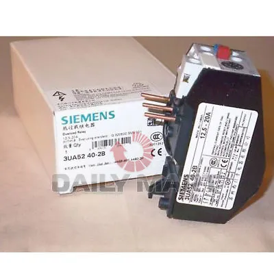 Buy Siemens 3ua5240-2b 3ua52 40-2b Thermal Overload Relay Plc Module New • 44.28$