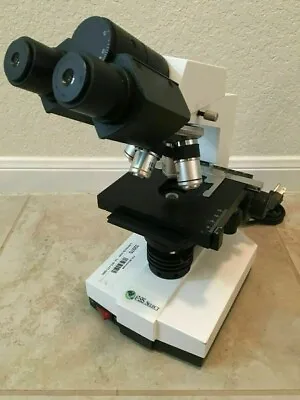 Buy PSS Select Laboratory Compound Binocular Microscope + 4X 10X 40X 100X Objectives • 89.97$