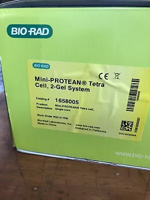 Buy Bio-Rad Mini-PROTEAN Tetra Cell, 2-Gel Electrophoresis System, Cat# 1658005, NEW • 425$