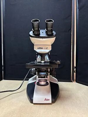 Buy Leica CME Lab Microscope With 4X 10X 40X 100X E2 Achro /Oil Objectives • 400$