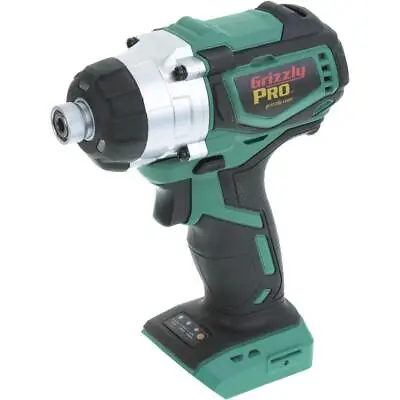 Buy Grizzly PRO T30291 20V Brushless 1/4  Impact Driver - Tool Only • 125.95$