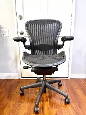 Buy Herman Miller Aeron Chair Size B Fully Loaded  Lumbar  Support • 599$