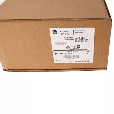 Buy Allen Bradley 2711PC-T6C20D8 Ser. A PanelView Plus Compact 600 - NEW In Box • 2,556.99$