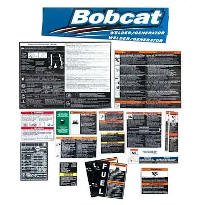 Buy Miller 219946 Label Kit For Bobcat 250 • 143.99$