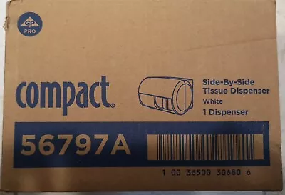 Buy GEORGIA-PACIFIC Toilet Paper Dispr,Coreless,7-1/8 H, 56797A, White • 12.90$