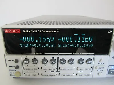 Buy KEITHLEY 2602A SYSTEM SourceMeter • 11,690$