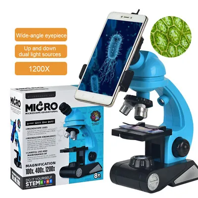 Buy 1200X HD Microscope Childrens Early Education And Student Science&Biological • 28.49$