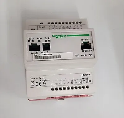 Buy 1x SCHNEIDER TAC XENTA 731 0-073-0165-0 TCP/IP BASED CONTROLLER, END USER WEB • 450$