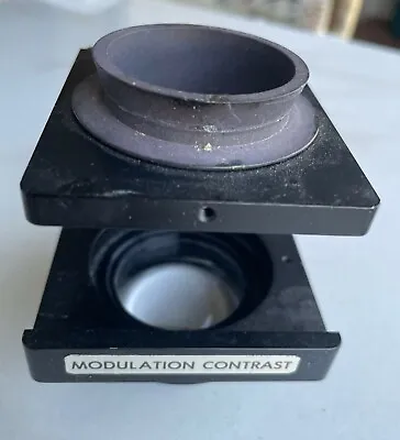 Buy Hoffman Modulation Contrast Microscope Filter Cube DIC- Zeiss Olympus Leitz • 55$