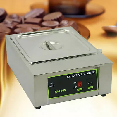 Buy Commercial Electric Chocolate Tempering Machine Melter Maker &1 Melting Pot 8KG • 102.60$