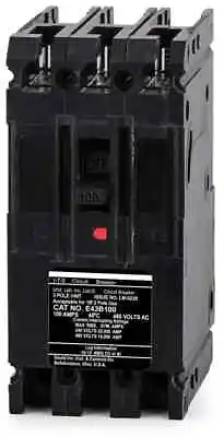 Buy Siemens ITE E43B100 3 Pole 100 Amp 480 VAC Circuit Breaker • 85$