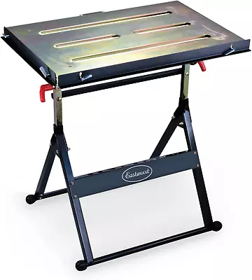 Buy Adjustable Steel Welding Table Strong Hold Industrial Workbench Table Welding 14 • 187.24$
