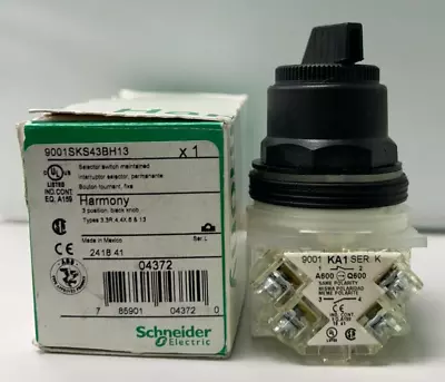 Buy Schneider Electric 9001SKS11BH13 Selector Switch, Non-Illuminated, 2Pos. Maintai • 130$