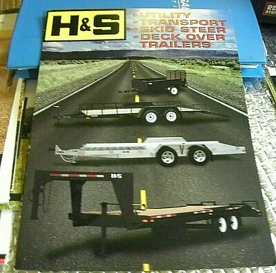 Buy Factory 2004 H&S Deck Over Trailers Utility Dealership Spec Brochure FREE SHIP • 12.50$