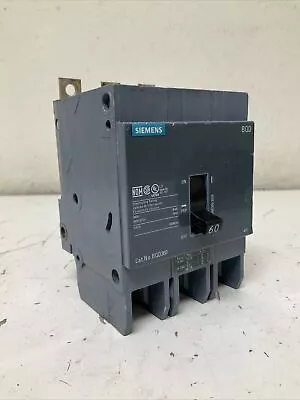 Buy New Siemens BQD360 60 Amp, 3 Pole, 480 Volt Breaker • 115$