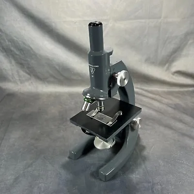 Buy Vintage Bausch & Lomb St Microscope W/10X & 43X Objectives Working Antique • 84.99$