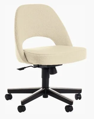 Buy Knoll Saarinen Office Desk Chair White Boucle Eames Aeron Herman Miller $2K ! • 1,399$