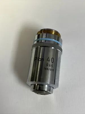 Buy NIKON Plan 40X Microscope Objective Lens 40/0.65 ~ 160/0.17 • 100$