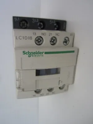 Buy Schneider Electric LC1D18 G7 120 VAC Coil Starter Contactor LC1 D18 G7. NEW • 39$