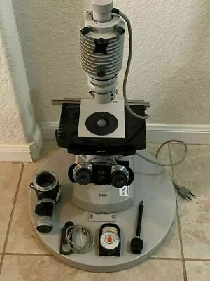 Buy Carl ZEISS Opton Inverted Microscope With 3X Objectives, & 476005-9901 Camera • 449.99$