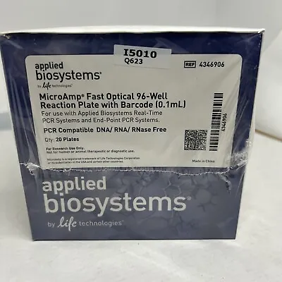 Buy Applied Biosystems 4346906 MicroAmp Fast Optical 06-Well Reaction Plates, Sealed • 200$