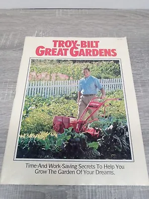 Buy Troy-Bilt  Roto Tiller Tractor Great Gardens Secrets Manual Color Composter • 89.95$