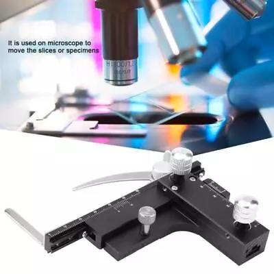 Buy Mechanical Stage X Y Moveable Ruler Caliper Microscope With Scale • 17.15$