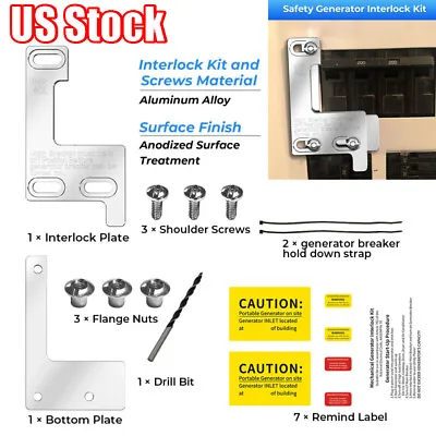 Buy WR-40 Generator Interlock Kit For Siemens /Murray/ITE 150 / 200 Amp Panel LISTED • 48.99$