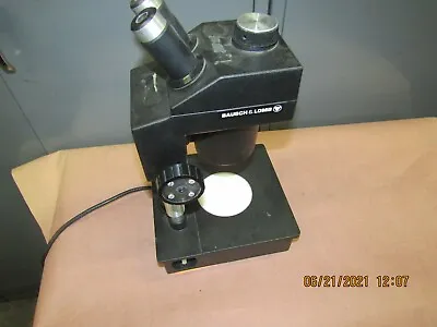 Buy Vintage Bausch And Lomb ASZ25L3 Tabletop Microscope 530 • 111.25$