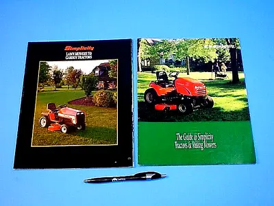 Buy Vtg 1989 And 1998 Simplicity Lawn Mowers Garden Tractors Riding Mowers Catalogs • 24$
