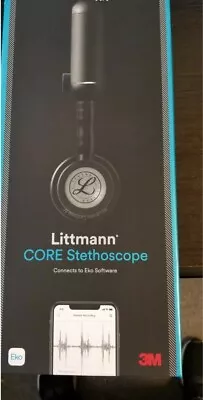 Buy NEW Eko 3M Littmann Digital Stethoscope With CORE Attachment 8480  • 344$