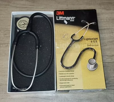 Buy 3M Littmann Lightweight II SE Stethoscope 28” Black • 30$