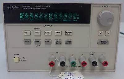 Buy Agilent E3631A Triple Output Power Supply 80W #9 Tested And Working • 549.95$