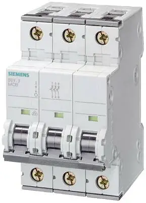 Buy Siemens 5SY6325-7 Circuit Breaker Char-C,25 A,3-pol,6 Ka NEW S29 • 67.49$