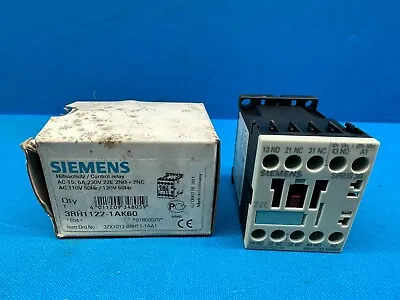 Buy Siemens Sirius 3R 110-120V Auxiliary Contactor Control Relay 3RH1122-1AK60 • 49.95$