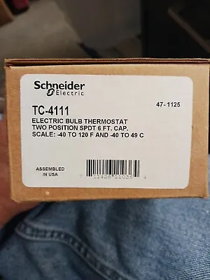 Buy Schneider Electric TC-4111 Two Position Electric Bulb Thermostat 6 Ft • 89.99$