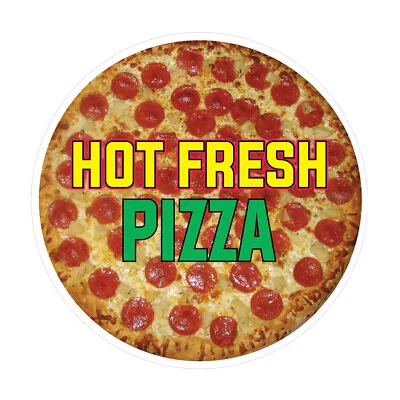 Buy Food Truck Decals Hot Fresh Pizza Restaurant & Food Concession Sign Red • 72.99$