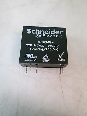 Buy Magnecraft Schneider Electric 976XAXH-240A PCB Relay 240VAC 12AMP @ 250VAC NEW • 9.99$