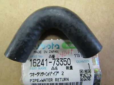 Buy New Genuine Kubota Water Return Pipe Part #16241-73350 • 10.63$