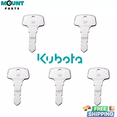 Buy 5 Keys Fits Kubota New B Series Tractor Ignition15248-63700 Case New Holland • 9.79$