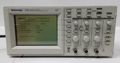 Buy Tektronix TDS 210 Two Channel Digital Real-Time Oscilloscope • 64$