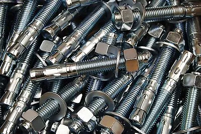 Buy (8) Concrete Wedge Anchor Bolts 3/4 X 5-1/2 Includes Nuts & Washers • 45.99$
