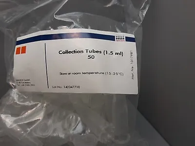 Buy Qiagen Collection Tubes 1.5 ML ( Lot Of 50)  1017981 • 12$