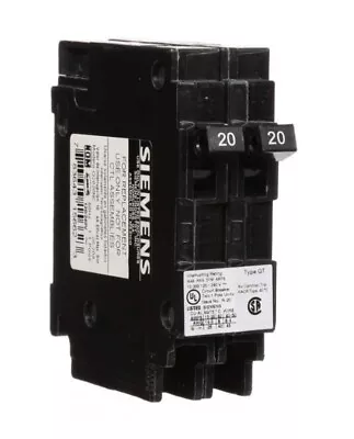 Buy Siemens Q2020NC 120V Circuit Breaker 20 Amp • 15$