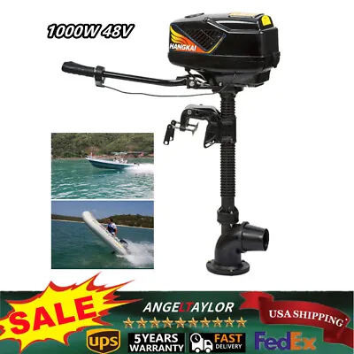 Buy 4.0JET PUMP Outboard Electric Motor Fishing Boat Engine Brushless Motor 1000W US • 256.50$