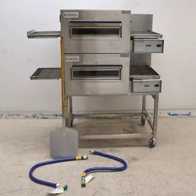 Buy Lincoln Impinger 1116 Pizza Oven Double Deck 18 Conveyor Commercial Natural Gas • 1$