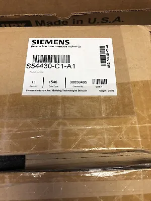 Buy Siemens PMI-2 Person Machine Interface New  FIRE ALARM • 750$