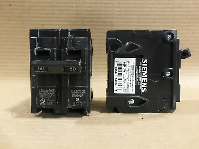 Buy Siemens ITE QP Q250 2 Pole 50 Amp 240V Silk Screen Circuit Breaker • 15.99$