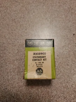 Buy Allen Bradley X225905-STATIONARY CONTACT KIT FOR 700BR 3POL RELAYS • 25$